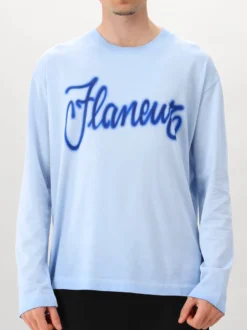 Flâneur Longsleeve Blauw Airbrush Summer