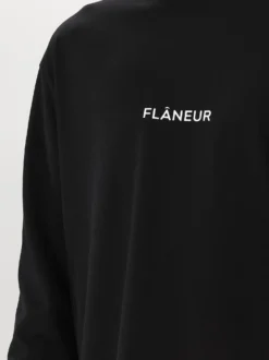 Flâneur Longsleeve Zwart Box Logo