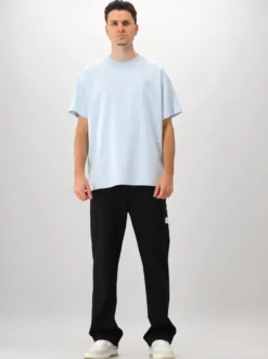 Flâneur T-shirt Blauw Rubber Blossom