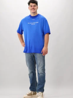 Flâneur T-shirt Blauw With You