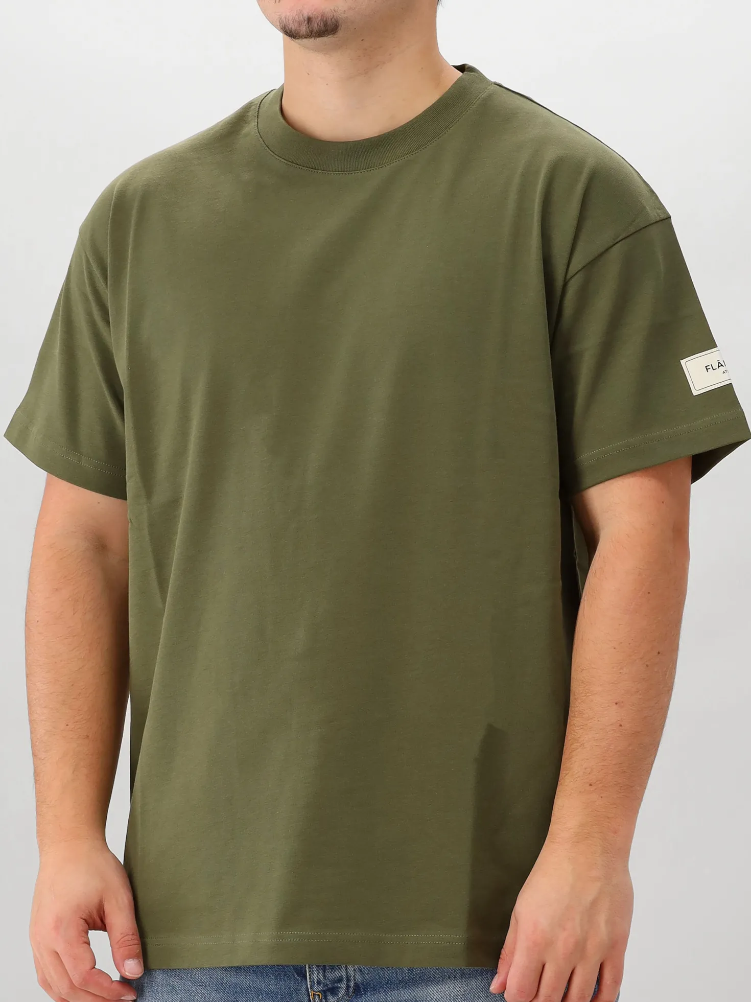 Flâneur T-shirt Groen Atelier