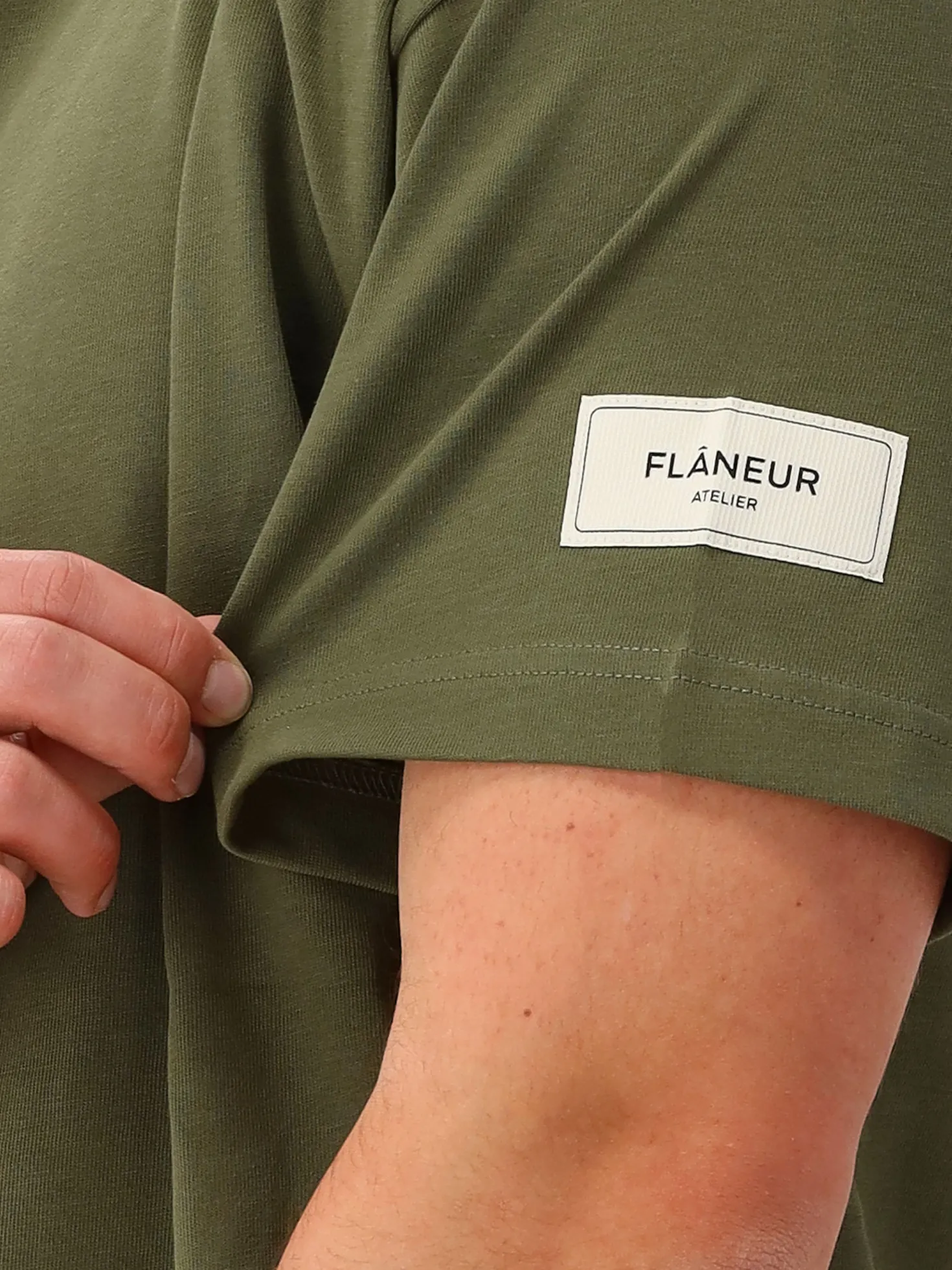 Flâneur T-shirt Groen Atelier