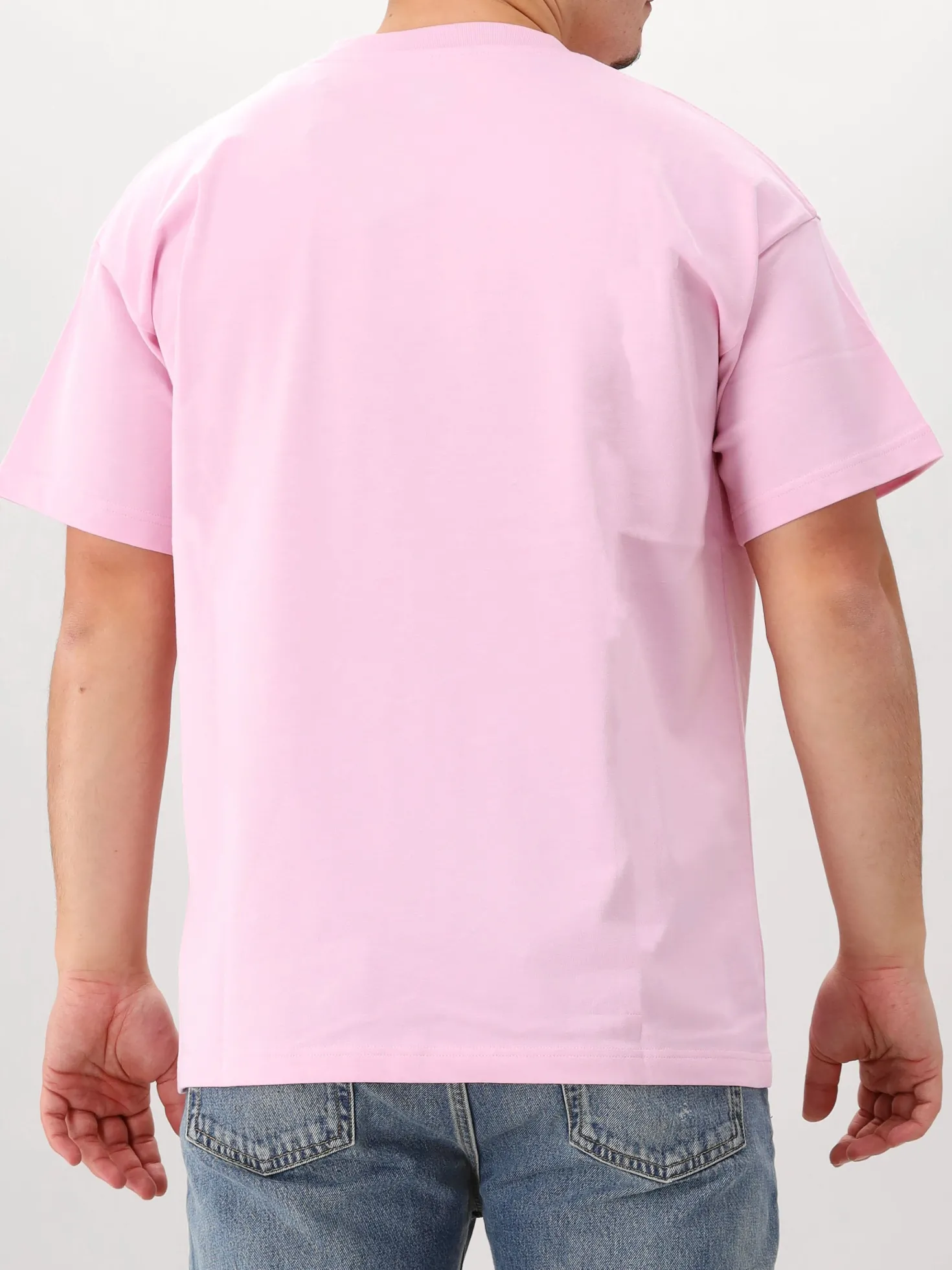 Flâneur T-shirt Roze Printed Logo