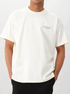 Flâneur T-shirt Wit Sound & Design