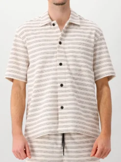 Genti Overshirt Beige Sunset Ss Relaxed Fit