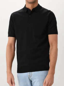 Genti Polo Zwart