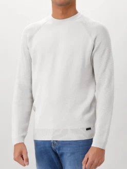 Genti Trui Beige Round Neck LS