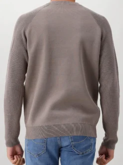 Genti Trui Grijs Round Neck LS