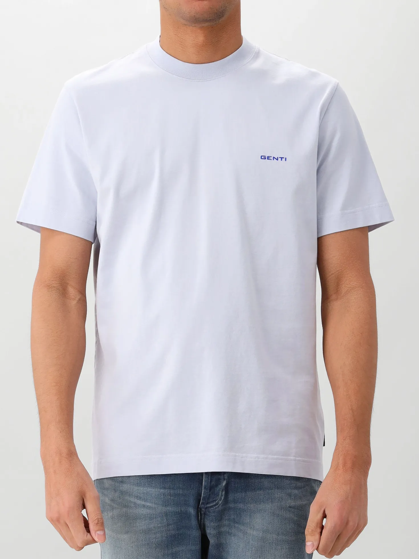 Genti T-shirt Blauw SS