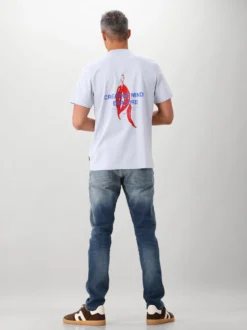 Genti T-shirt Blauw SS