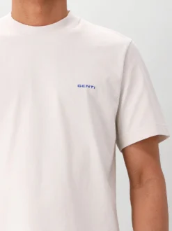 Genti T-shirt Gebroken wit SS
