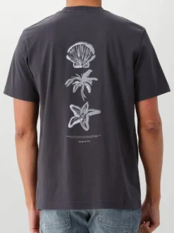 Genti T-shirt Grijs SS met Backprint