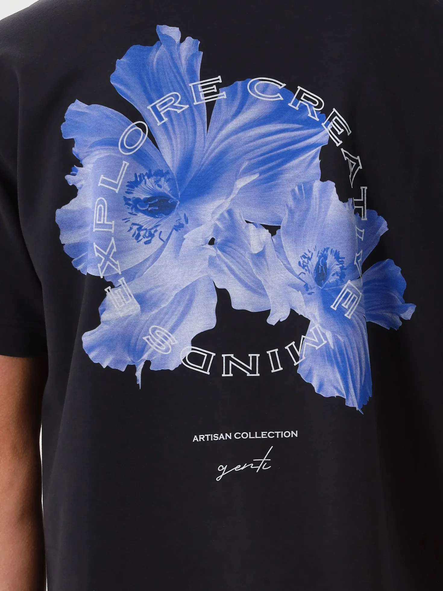 Genti T-shirt Zwart