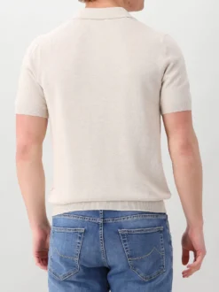 Gran Sasso Gebreide Polo Beige