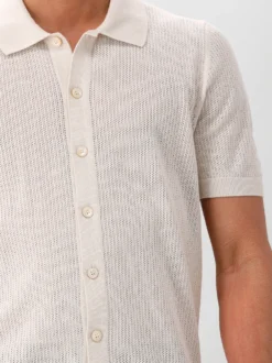 Gran Sasso Gebreide Polo Beige