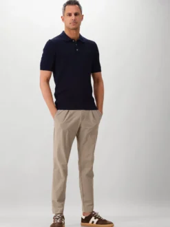 Gran Sasso Gebreide Polo Blauw