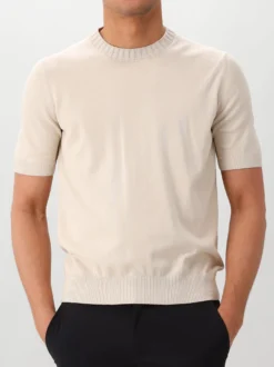 Gran Sasso Gebreid T-shirt Beige