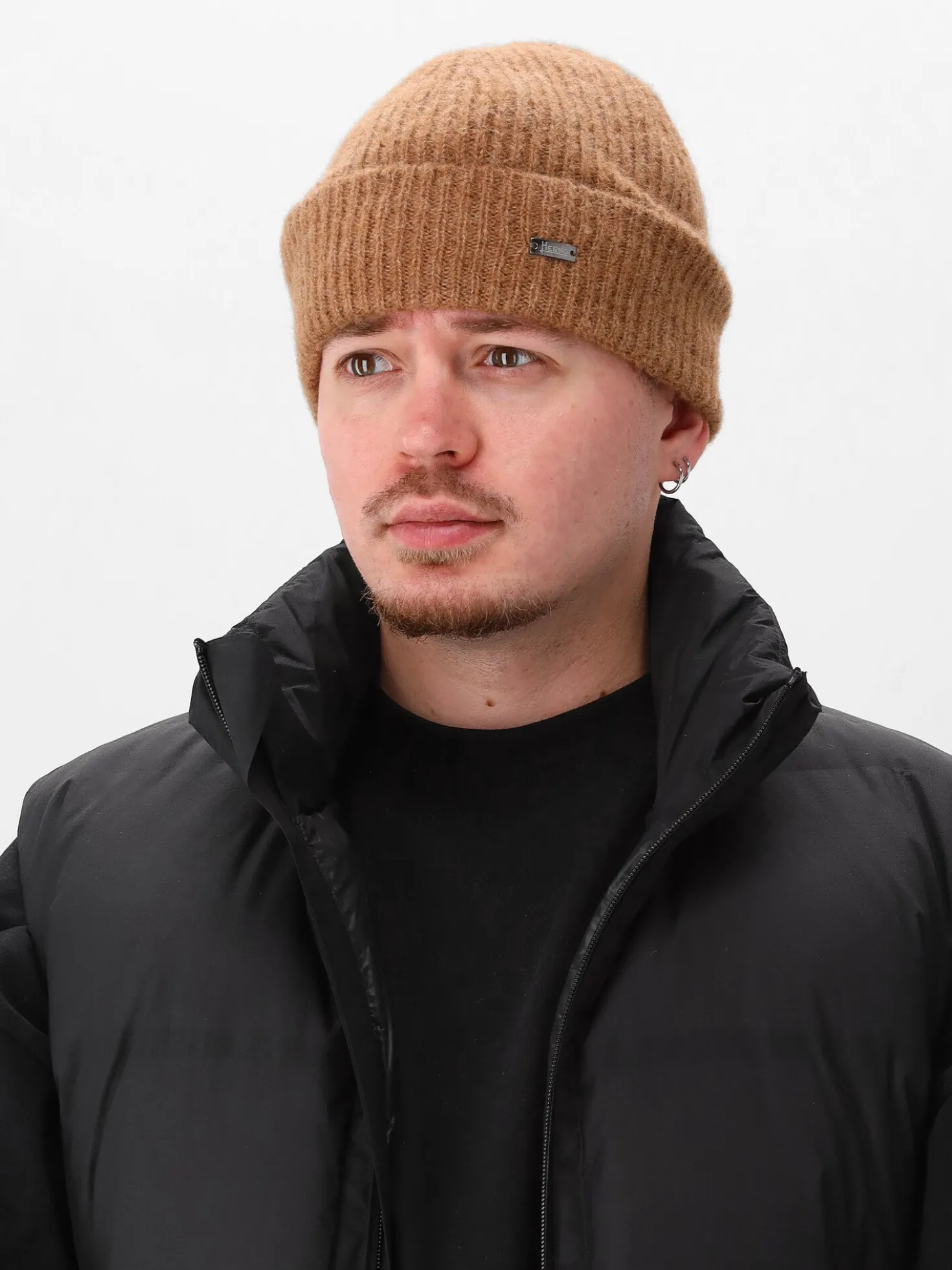 Herno Muts Bruin Soft Touch