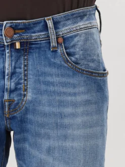 Jacob Cöhen Jeans Blauw Nick Slim 200D
