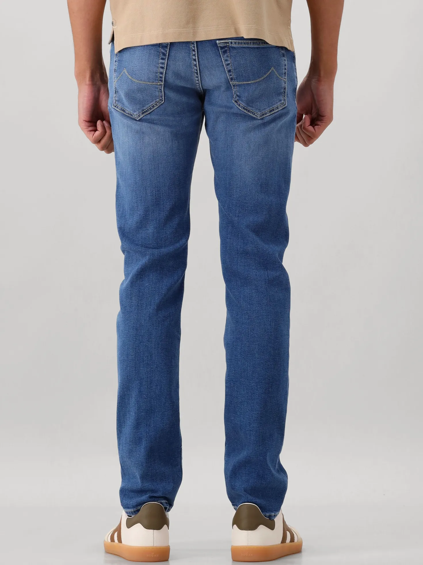 Jacob Cöhen Jeans Blauw Nick Super Slim Fit 200D