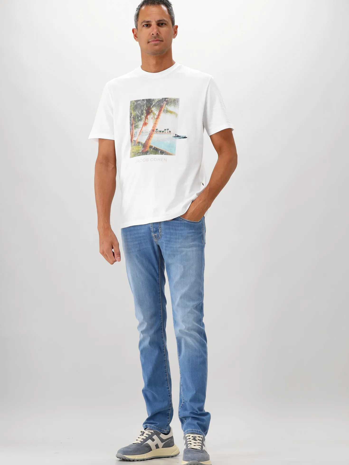 Jacob Cohën Jeans Blauw Bard 300D