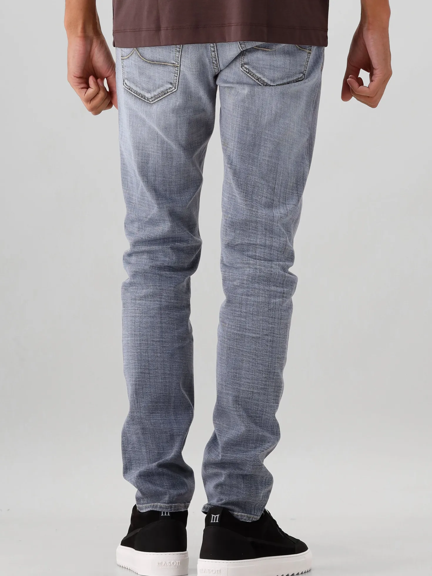 Jacob Cohën Jeans Grijs Nick Slim Fit 700D
