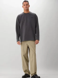 Ølaf Longsleeve Grijs Washed Studio
