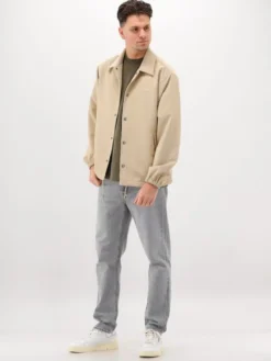Ølaf Overshirt Beige Coach Jacket