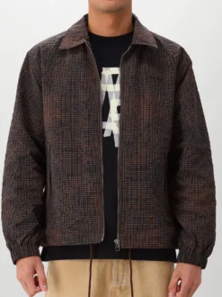 Ølaf Overshirt Bruin Ripstop Coach Jacket