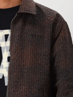 Ølaf Overshirt Bruin Ripstop Coach Jacket