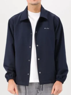 Ølaf Overshirt Donkerblauw Coach Jacket