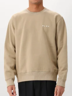Ølaf Sweater Beige Brushstroke Face