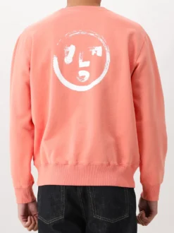 Ølaf Sweater Roze Brushstroke Face