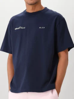 Ølaf T-shirt Blauw Script Friends Boxy