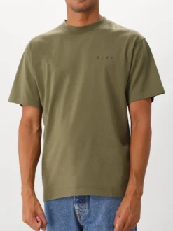 Ølaf T-shirt Groen Lined Face Tee