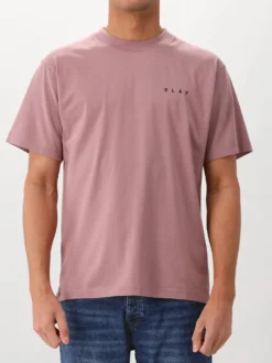 Ølaf T-shirt Roze Paintbrush Graphic