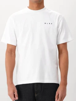 Ølaf T-shirt Wit Paintbrush Graphic