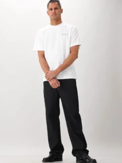 Ølaf T-shirt Wit Paintbrush Graphic