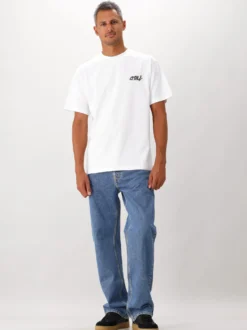 Ølaf T-shirt Wit Script Graphic Tee