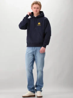 New Amsterdam Hoodie Blauw Logo