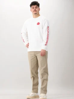 New Amsterdam Longsleeve Wit Washed