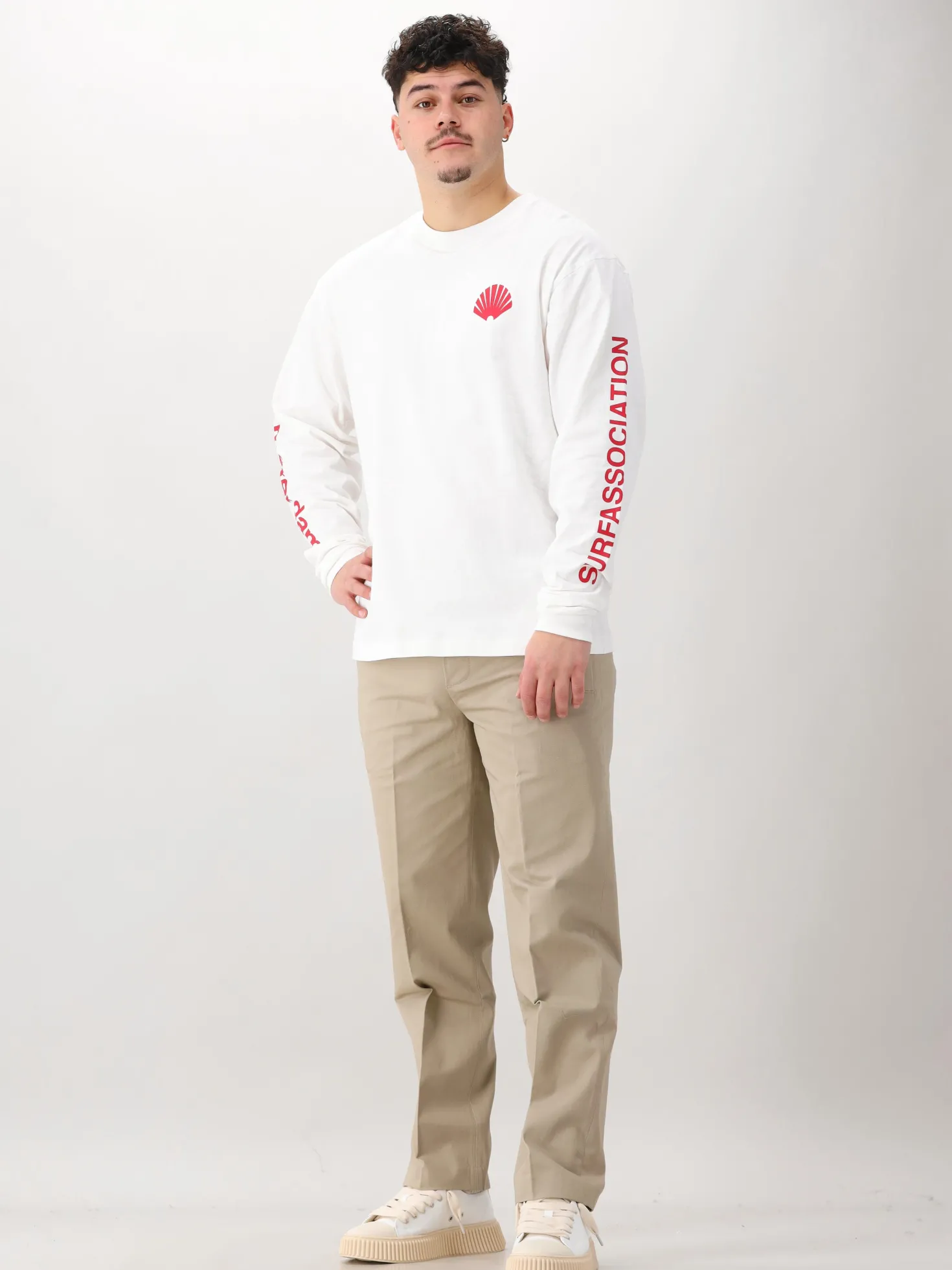 New Amsterdam Longsleeve Wit Washed