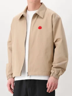 New Amsterdam Overshirt Beige Coach Jacket Sand