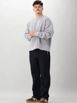 New Amsterdam Sweater Grijs Plate Sweat Washed