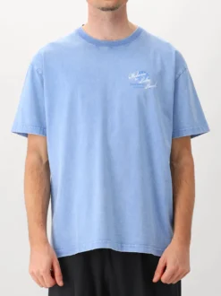 New Amsterdam T-shirt Blauw Welcome To Palmbeach