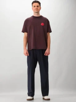 New Amsterdam T-Shirt Bordeaux Logo