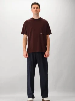 New Amsterdam T-Shirt Bruin Hibscus Tee Walnut