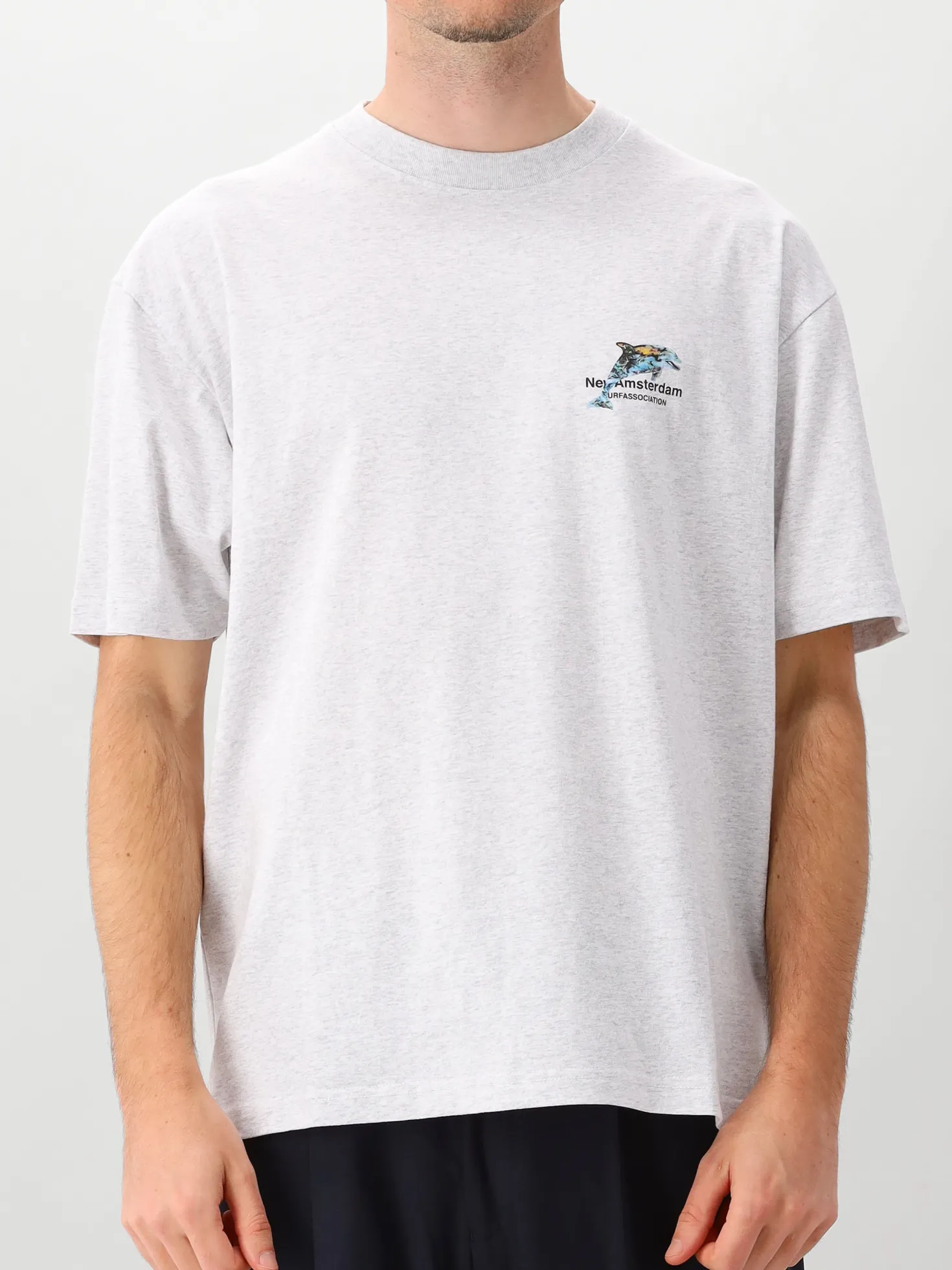New Amsterdam T-Shirt Grijs Dophin Ash