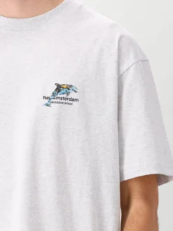 New Amsterdam T-Shirt Grijs Dophin Ash