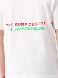New Amsterdam T-shirt Wit Surf Centre Tee